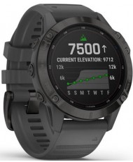 Смарт-часы Garmin Fenix 6 Pro Solar Edition Black With Gray Band (010-02410-11/10)