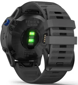 Смарт-годинник Garmin Fenix 6 Pro Solar Edition Black With Gray Band (010-02410-11/10)
