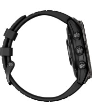 Смарт-часы Garmin Fenix 7 Pro Sapphire Solar Carbon G. DLC Tit. with Black Band (010-02777-10/11)