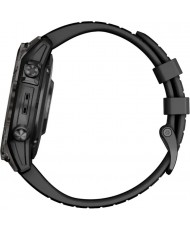 Смарт-годинник Garmin Fenix 7 Pro Sapphire Solar Carbon G. DLC Tit. with Black Band (010-02777-10/11)