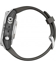 Смарт-часы Garmin Fenix 7S Pro Solar Silver w. Graphite Band (010-02776-00/01)