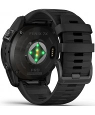 Смарт-часы Garmin Fenix 7X Pro Sapphire Solar Carbon G. DLC Tit. with Black Band (010-02778-10/11)