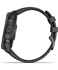 Смарт-годинник Garmin Fenix 7X Pro Sapphire Solar Carbon G. DLC Tit. with Black Band (010-02778-10/11)