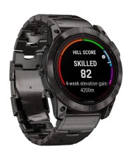 Смарт-часы Garmin Fenix 7X Pro Sapphire Solar Carbon G. DLC Tit. with Vented Tit. Bracelet (010-02778-30)