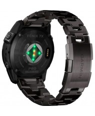 Смарт-годинник Garmin Fenix 7X Pro Sapphire Solar Carbon G. DLC Tit. with Vented Tit. Bracelet (010-02778-30)