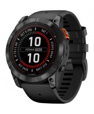 Смарт-часы Garmin Fenix 7X Pro Solar Slate Gray w. Black Band (010-02778-00/01)