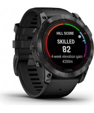 Смарт-годинник Garmin Fenix 7X Pro Solar Slate Gray w. Black Band (010-02778-00/01)