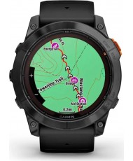 Смарт-часы Garmin Fenix 7X Pro Solar Slate Gray w. Black Band (010-02778-00/01)