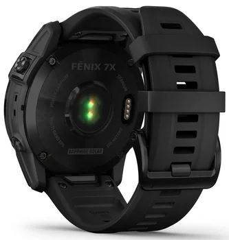 Смарт-часы Garmin Fenix 7X Sapphire S. Black DLC Titanium w. Black Band (010-02541-22/23/45)
