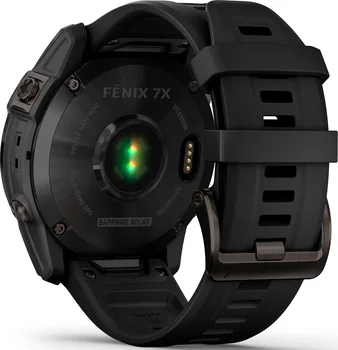 Смарт-годинник Garmin Fenix 7X Sapphire Solar Carbon Gray DLC Titanium with Black Band (010-02541-10/11/34)
