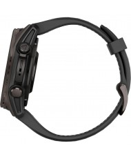 Смарт-часы Garmin Fenix 8 43mm AMOLED Sapphire Carbon Gray DLC Tit. w. Black/Pebble Gray S. Band (010-02903-20/21)