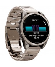 Смарт-часы Garmin Fenix 8 47mm AMOLED Sapphire Titanium with Vented Titanium Bracelet (010-02904-40)