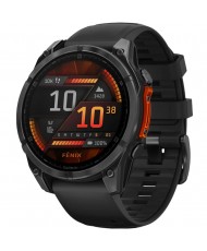 Смарт-часы Garmin Fenix 8 47mm AMOLED Slate Gray with Black Silicone Band (010-02904-00)