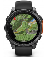 Смарт-часы Garmin Fenix 8 47mm AMOLED Slate Gray with Black Silicone Band (010-02904-00)