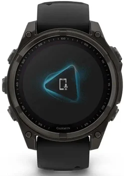 Смарт-часы Garmin Fenix 8 47mm Solar Sapphire Carbon Gray DLC Titanium w. Black/Pebble Gray S. Band (010-02906-10/11)