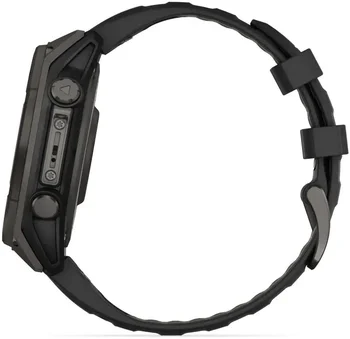 Смарт-часы Garmin Fenix 8 47mm Solar Sapphire Carbon Gray DLC Titanium w. Black/Pebble Gray S. Band (010-02906-10/11)