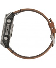 Смарт-часы Garmin Fenix 8 51mm AMOLED Sapphire Carbon Grey DLC w. Chestnut Leather Band (010-02905-40)