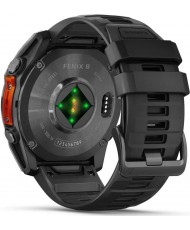 Смарт-годинник Garmin Fenix 8 51mm AMOLED Slate Gray with Black Silicone Band (010-02905-00)