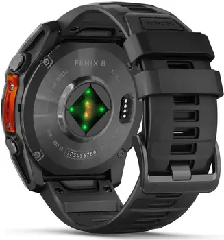 Смарт-часы Garmin Fenix 8 51mm AMOLED Slate Gray with Black Silicone Band (010-02905-00)