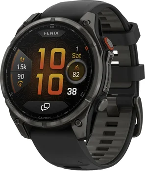 Смарт-часы Garmin Fenix 8 Pro 47 mm AMOLED Carbon Gray DLC Titanium with Black/Pebble Gray (010-03198-00/01)