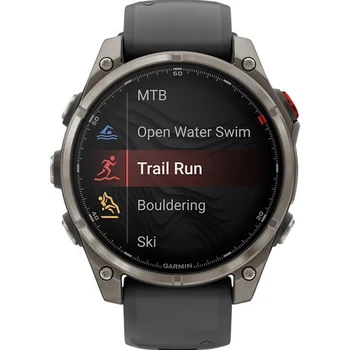 Смарт-часы Garmin Fenix 8 Pro 47 mm AMOLED Titanium with Graphite/Black (010-03198-10/11)