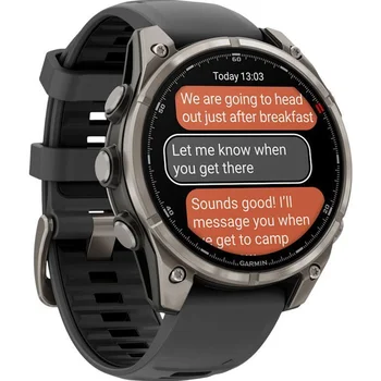 Смарт-часы Garmin Fenix 8 Pro 47 mm AMOLED Titanium with Graphite/Black (010-03198-10/11)