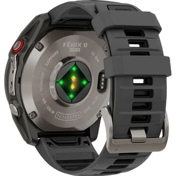 Смарт-годинник Garmin Fenix 8 Pro 51 mm AMOLED Titanium with Graphite/Black Silicone Band (010-03199-10/11)