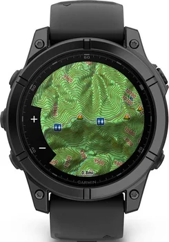 Смарт-часы Garmin Fenix E 47mm AMOLED Slate Gray Steel with Black Silicone Band (010-03025-03/01/13)