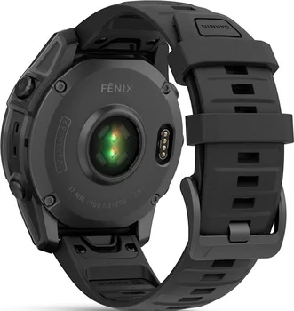 Смарт-часы Garmin Fenix E 47mm AMOLED Slate Gray Steel with Black Silicone Band (010-03025-03/01/13)