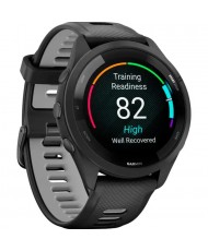 Смарт-годинник Garmin Forerunner 265 Black Bezel and Case w. Black/Powder Gray Silicone Band (010-02810-00/10)