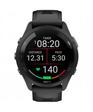 Смарт-годинник Garmin Forerunner 265 Black Bezel and Case w. Black/Powder Gray Silicone Band (010-02810-00/10)