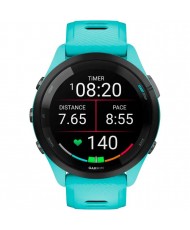 Смарт-годинник Garmin Forerunner 265 Black Bezel w. Aqua Case and Aqua/Black Silicone Band (010-02810-02/12)