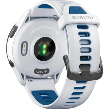 Смарт-годинник Garmin Forerunner 265 Black Bezel with Whitestone Case and Whitestone/Tidal Blue Silicone Band (010-02810-51) (UA)