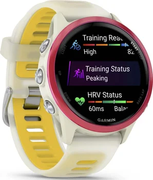 Смарт-часы Garmin Forerunner 570 42mm Raspberry Aluminum w. Translucent Bone/Mango Band (010-02970-02/42)