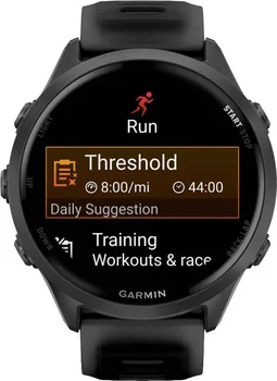 Смарт-часы Garmin Forerunner 570 47mm Slate Gray Aluminum w. Translucent Black/Black Band (010-02971-00/40)