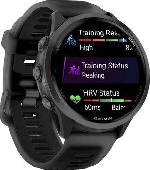 Смарт-часы Garmin Forerunner 570 47mm Slate Gray Aluminum w. Translucent Black/Black Band (010-02971-00/40)