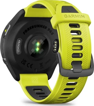 Смарт-годинник Garmin Forerunner 965 Carbon Gray Titanium Bezel w. Black Case and Amp Yell/Black S. Band (010-02809-02/12)