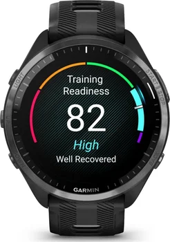 Смарт-часы Garmin Forerunner 965 Carbon Gray Titanium Bezel w. Blk Case Blk/Powder Gray S. Band (010-02809-00/10/80)