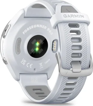 Смарт-годинник Garmin Forerunner 965 Titanium Bezel w. Whiteston Case and Whiteston/Powder Gray S. Band (010-02809-01/11/8)