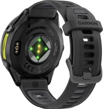 Смарт-часы Garmin Forerunner 970 Carbon Gray DLC Titanium w. Black Case and Black/Translucent W. Band (010-02969-00/10)