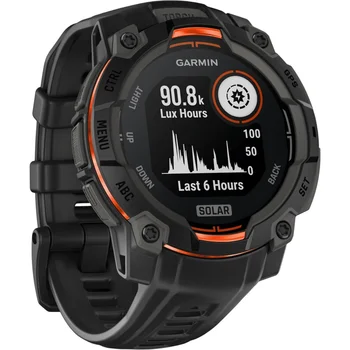 Смарт-годинник Garmin Instinct 3 45mm Solar Black with Black Band (010-02934-00/40)