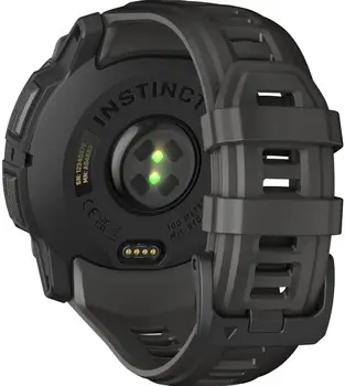 Смарт-годинник Garmin Instinct 3 50mm AMOLED Black with Charcoal Band (010-03020-00)