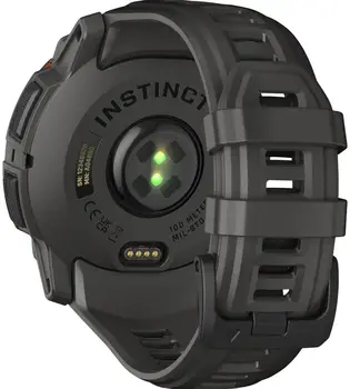 Смарт-годинник Garmin Instinct 3 50mm Solar Black with Charcoal Band (010-02935-00)