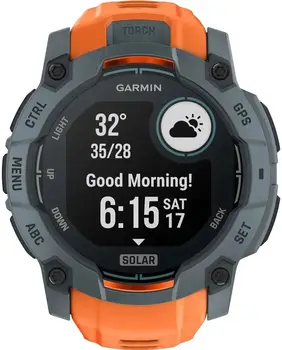 Смарт-годинник Garmin Instinct 3 50mm Solar Twilight with Solstice Band (010-02935-01)