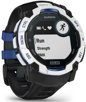 Смарт-годинник Garmin Instinct 3 50mm Solar Whitestone with Black Band (010-02935-03/43)