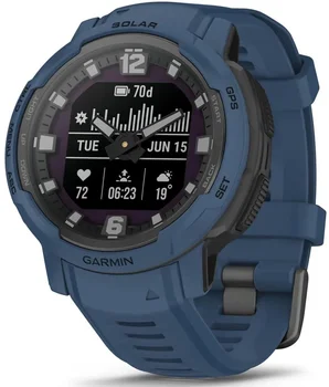 Смарт-годинник Garmin Instinct Crossover Solar Tidal Blue (010-02730-12/02)