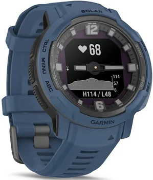 Смарт-годинник Garmin Instinct Crossover Solar Tidal Blue (010-02730-12/02)