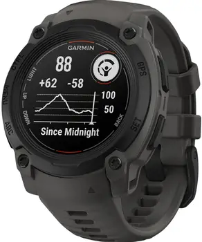 Смарт-годинник Garmin Instinct E 40mm Black with Charcoal Band (010-02932-00)
