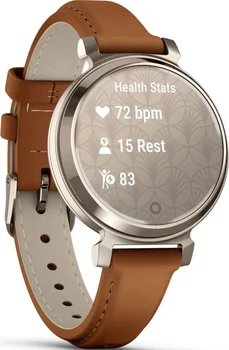 Смарт-годинник Garmin Lily 2 Classic Cream Gold with Tan Leather Band (010-02839-02/60)