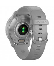 Смарт-годинник Garmin Venu 2 Plus Silver S. Steel Bezel w. Powder G. Case and S. Band (010-02496-00/10)